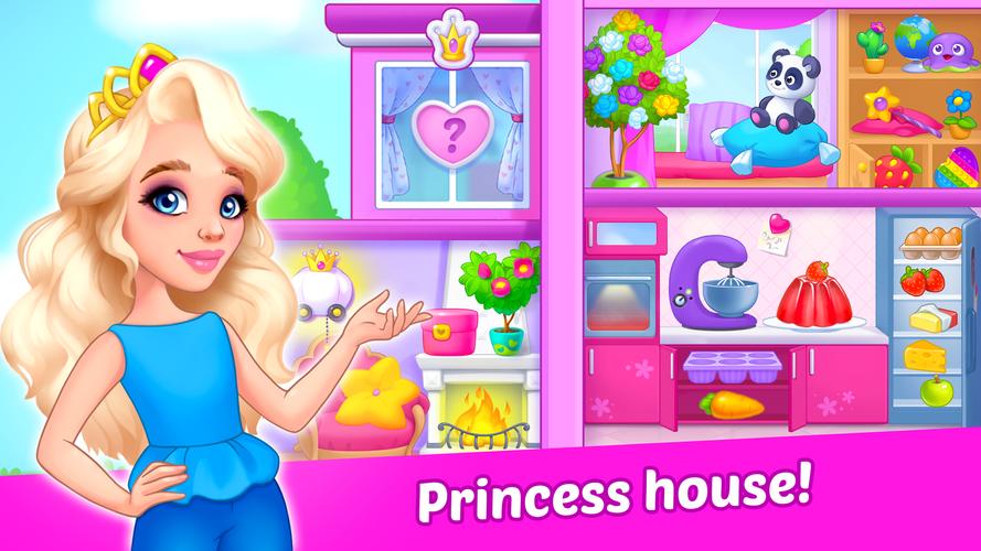 Princess girl paper House game ကိုဖန်သားပြင်0