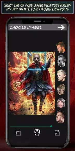 SuperHeroes Editor屏幕截圖1