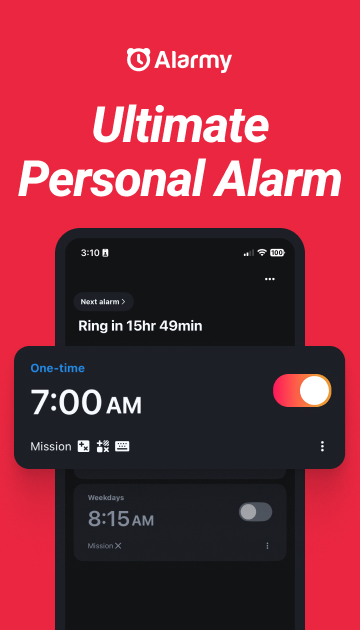 ภาพหน้าจอ Alarmy – Alarm Clock & Sleep Mod 0