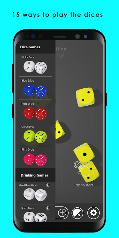 Dices: Bluffing game, Party dice games 스크린샷 1