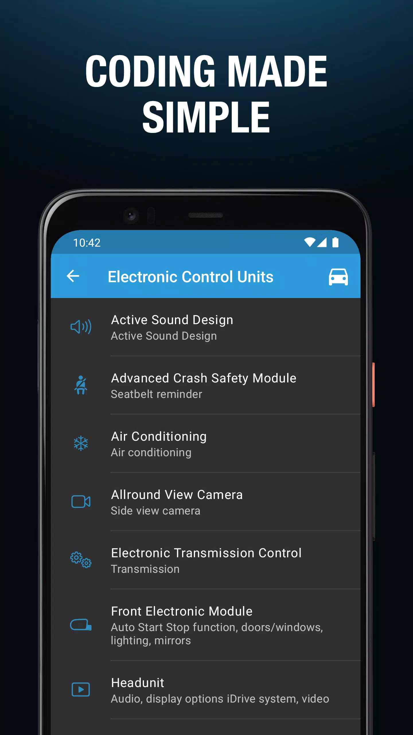 BimmerCode captura de pantalla 0