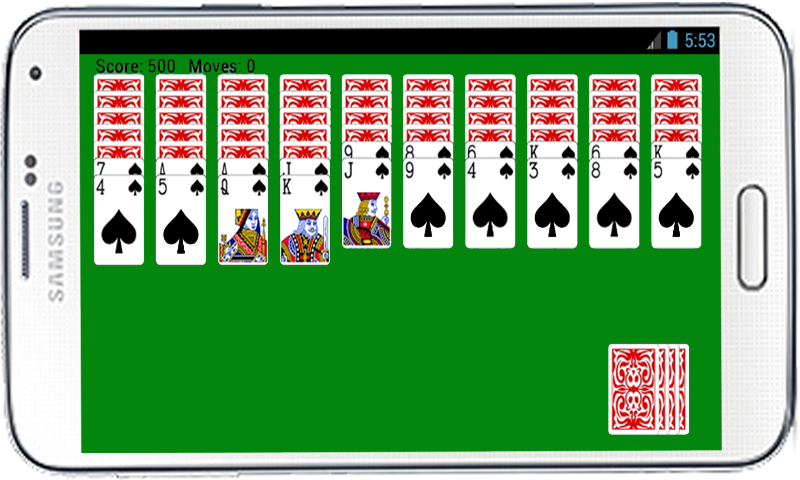 Spider Solitaire Card Game HD by Appsi屏幕截圖1