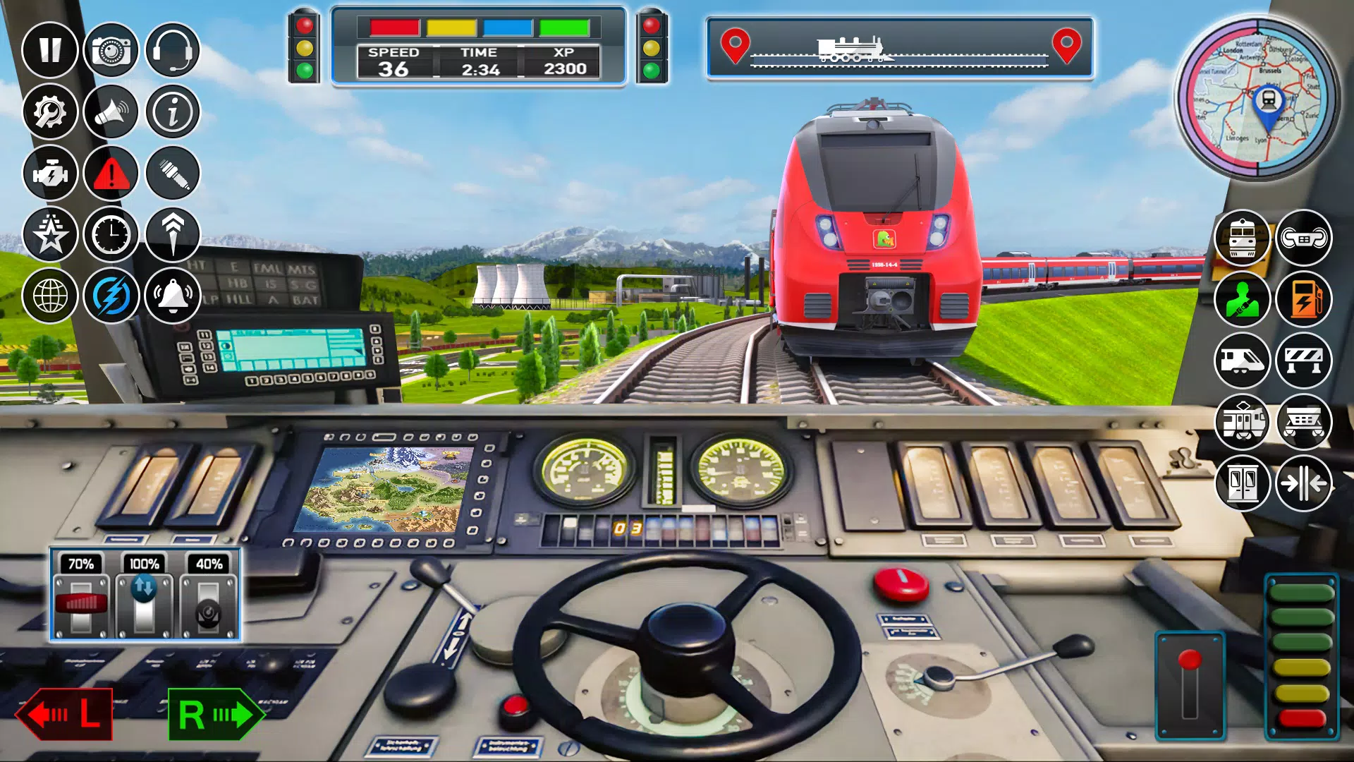 jeu de train de ville jeux 3D capture d’écran 0