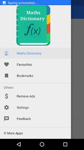 Maths Dictionary ကိုဖန်သားပြင်0