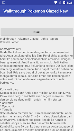 Walkthrough Pokemon Glazed New ကိုဖန်သားပြင်2