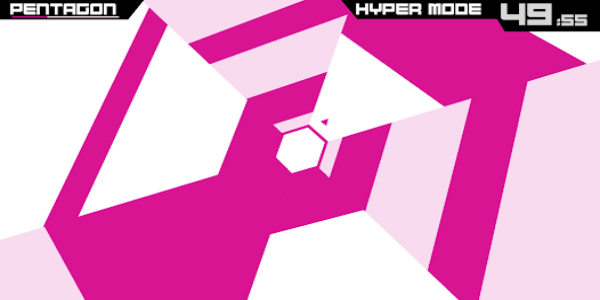 Super Hexagon 스크린샷 1