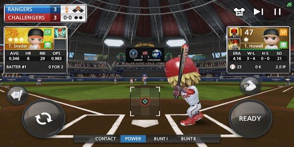 BASEBALL 9 экрана 0