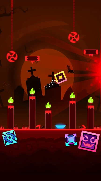 Block Dash: Geometry Jump captura de pantalla 2