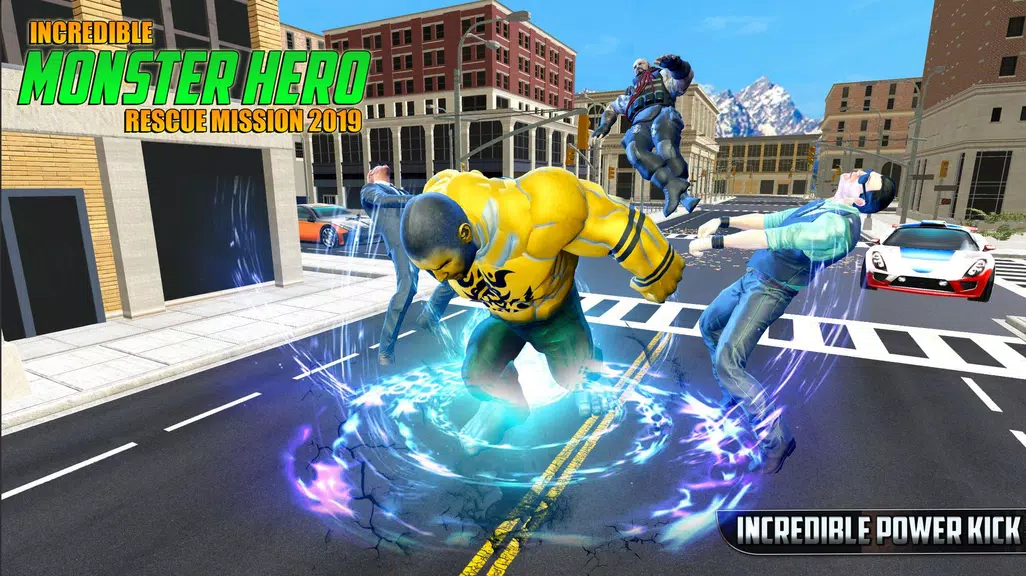 Incredible Monster Superhero Crime City 2018スクリーンショット0
