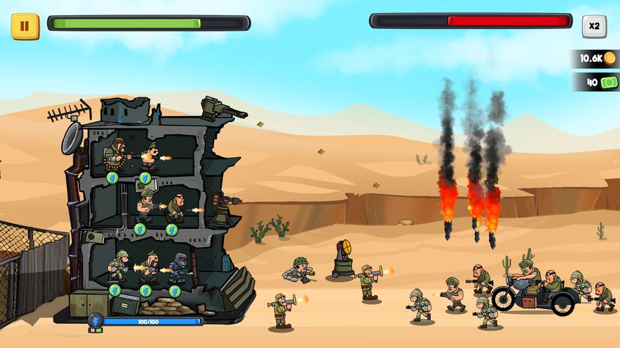 World War Army Defense: TD WW2 zrzut ekranu 2