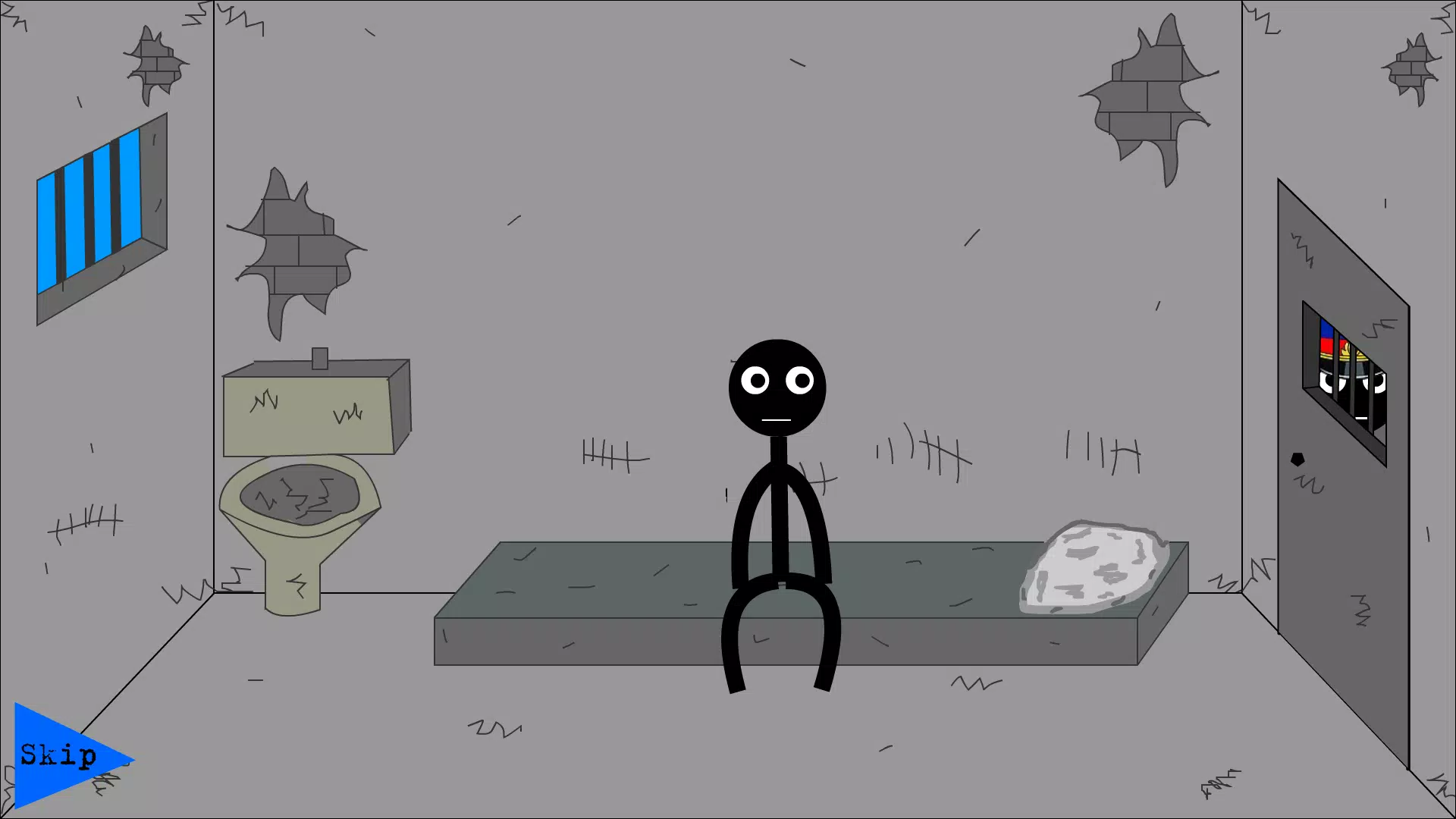 Stickman Jailbreak，Funny Escap屏幕截圖1