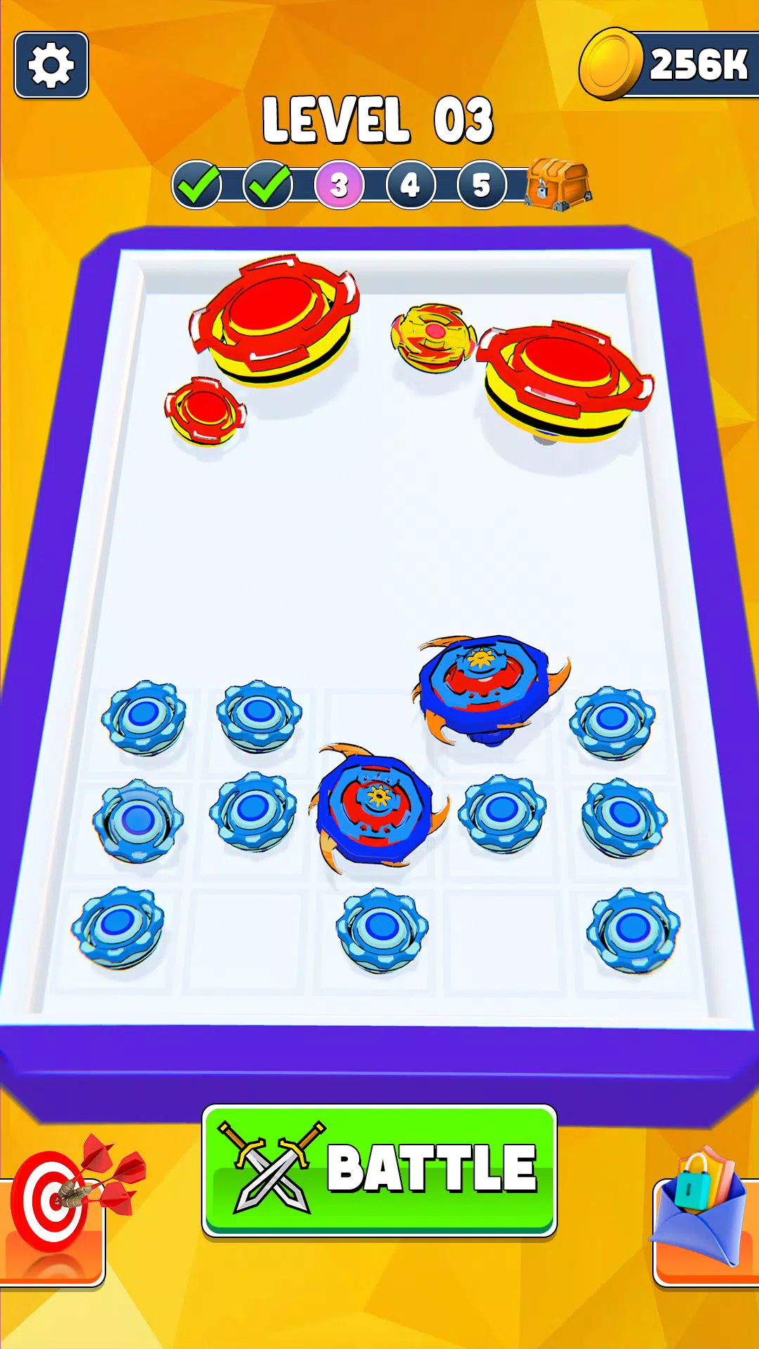 Merge & Battle Spinner Game屏幕截圖0
