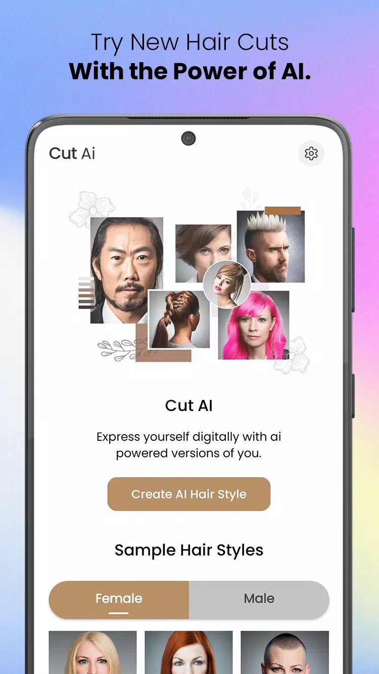 CutAI - AI Hair Style Changer ကိုဖန်သားပြင်0