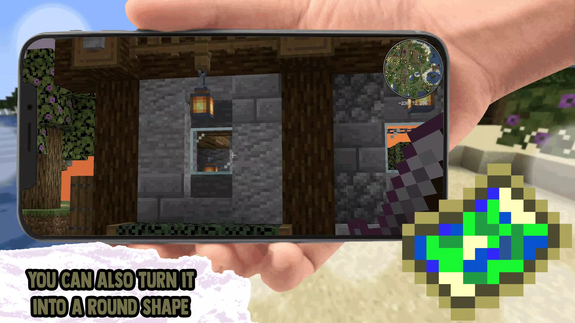 Minimap Mod Addons for MCPEスクリーンショット1