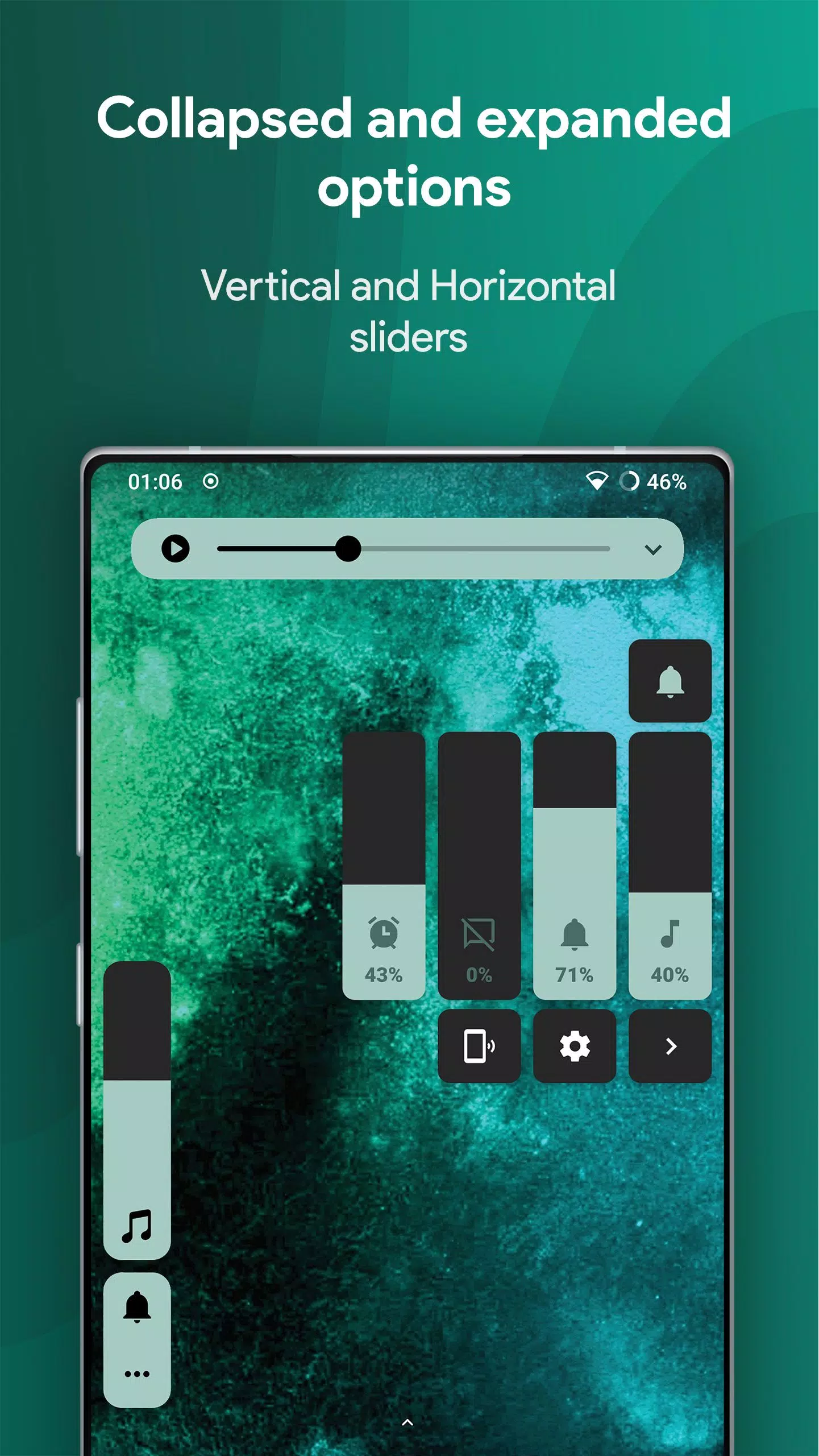 Ultra Volume: Panel de Volumen captura de pantalla 1