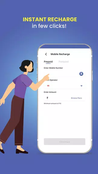 TalkCharge - Recharge & Bills स्क्रीनशॉट 1