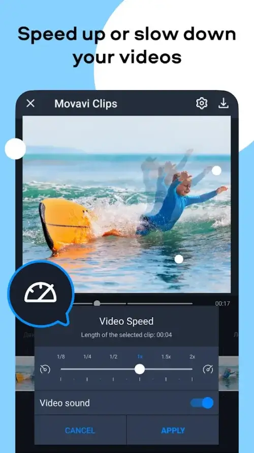 ภาพหน้าจอ Movavi Clips 3