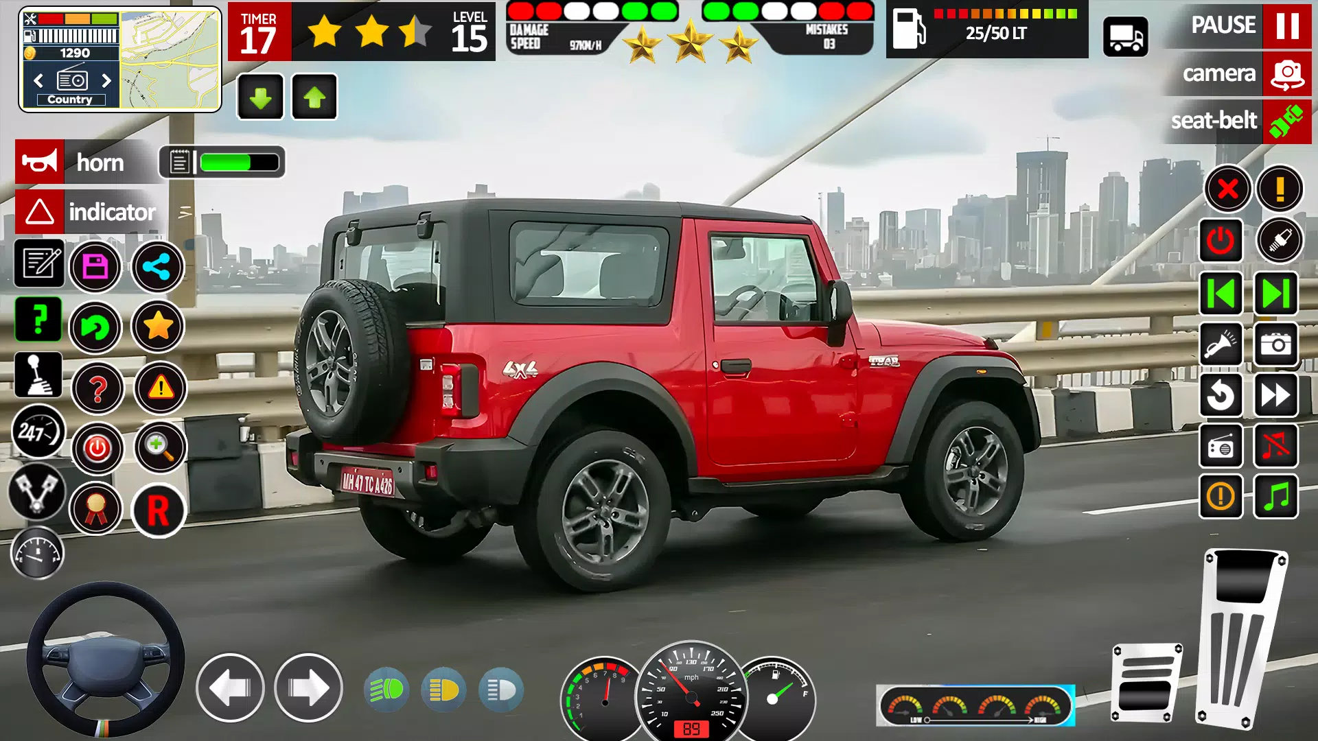 Jeep Driving Game 3d Simulator Zrzut ekranu 2