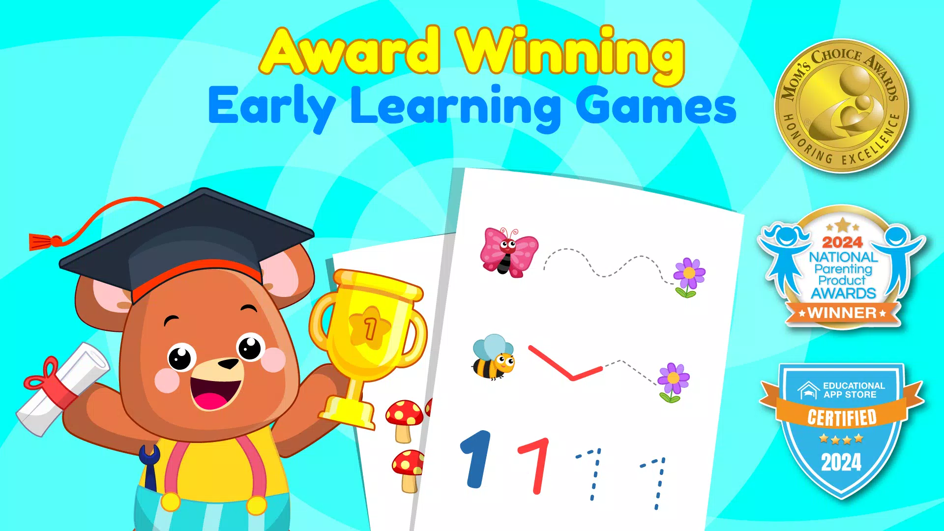 ElePant Kids Learning Games 2+ স্ক্রিনশট 0