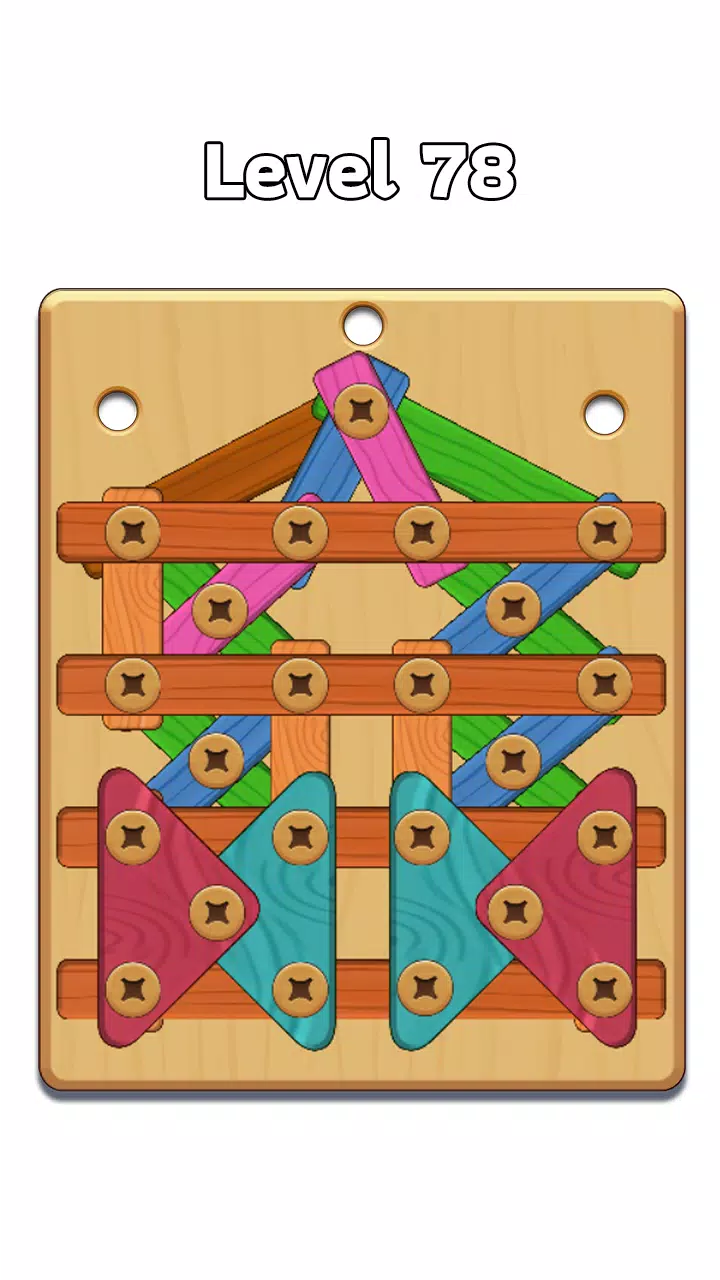 Wood Nuts & Bolt: Screw Puzzle zrzut ekranu 2