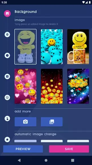 Cute Emoji Live Wallpaper ကိုဖန်သားပြင်0