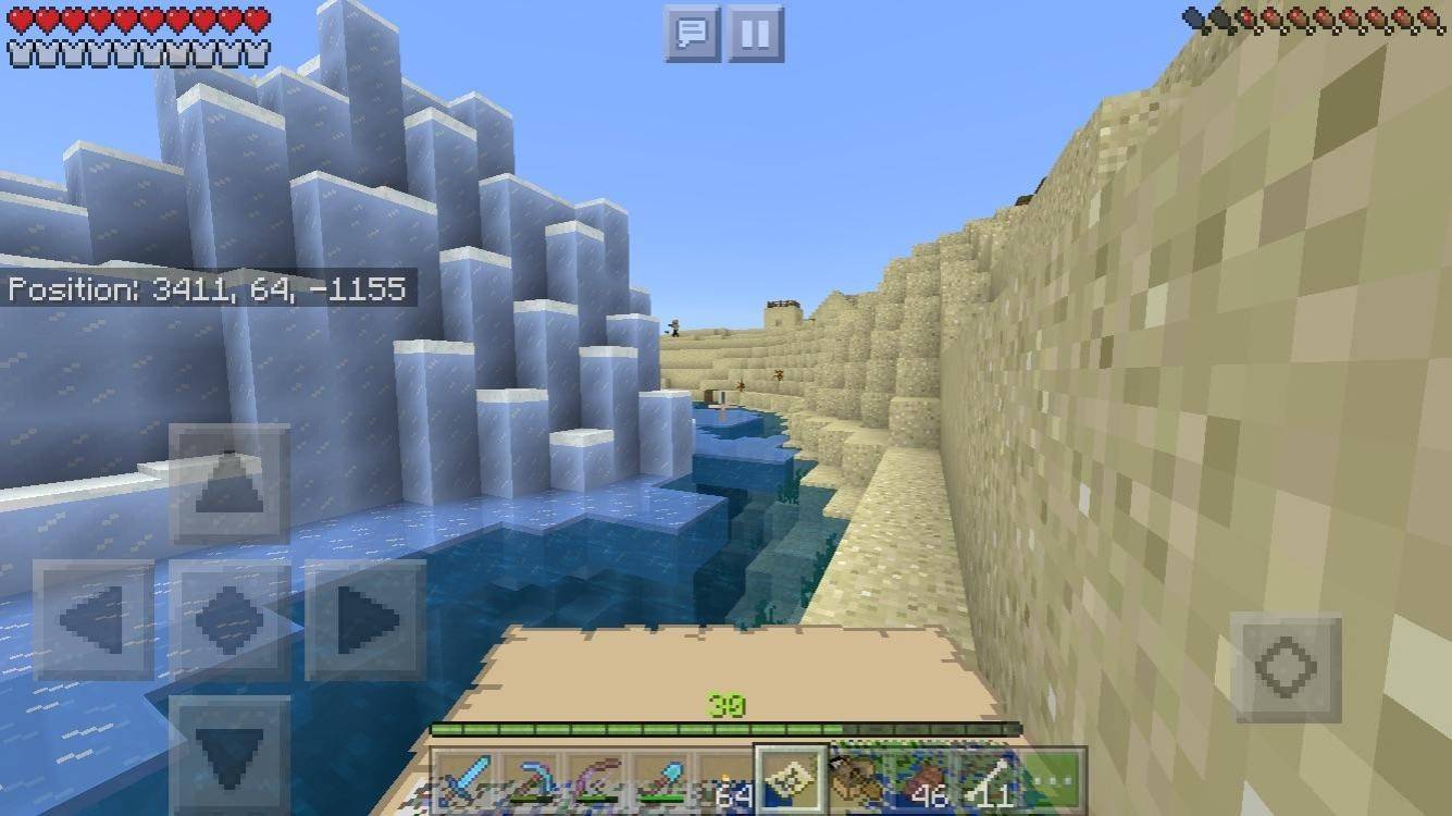 semente de bioma de neve minecraft