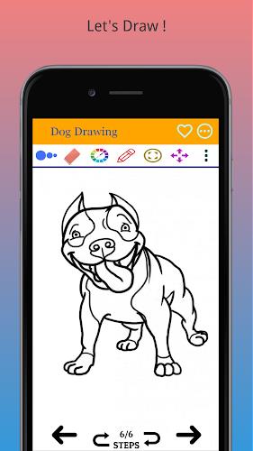 How to Draw Dog Step by Step ကိုဖန်သားပြင်3