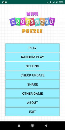 Screenshot Mini Crossword Puzzle 3