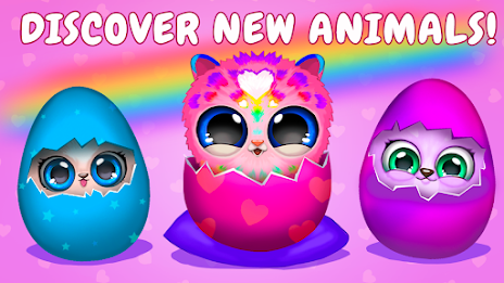 Merge Fluffy Animals: Egg pets zrzut ekranu 0