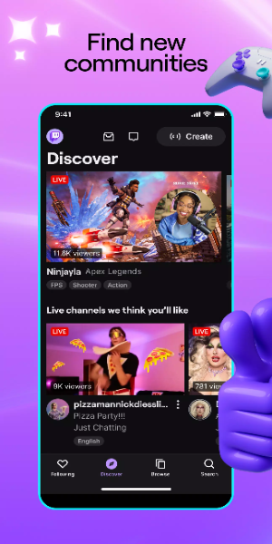 Screenshot Twitch: Transmissão ao vivo 0