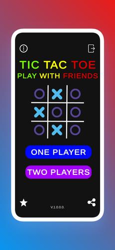 Tic Tac Toe - 2 Player Offline ကိုဖန်သားပြင်0