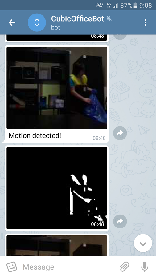 Telephoto - CCTV via Telegram ကိုဖန်သားပြင်1