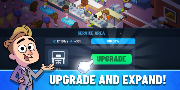 Idle Bank Tycoon: Money Empireスクリーンショット0