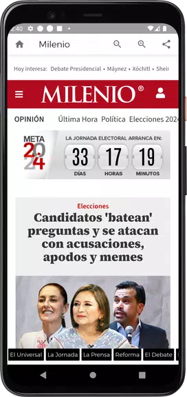 Screenshot Mexican Newspapers 0