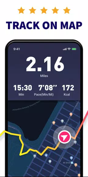 Leap マップランナー - ラントラッカー、減量アプリスクリーンショット0