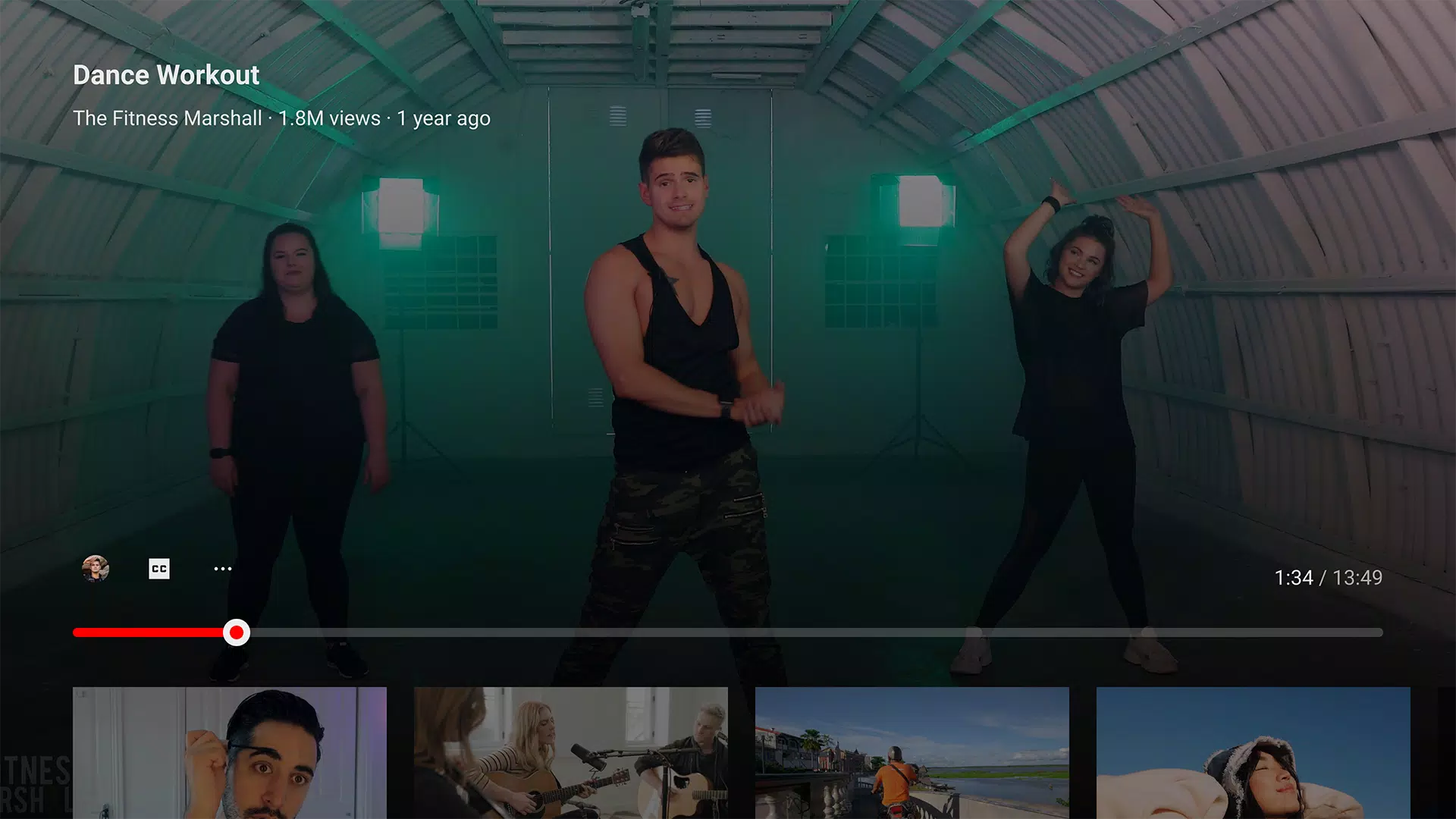 YouTube for Android TV屏幕截圖3