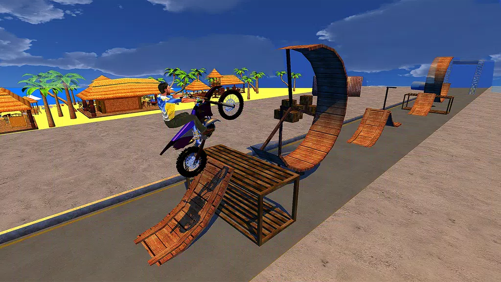Racing Bike Stunts & Ramp Riding स्क्रीनशॉट 1