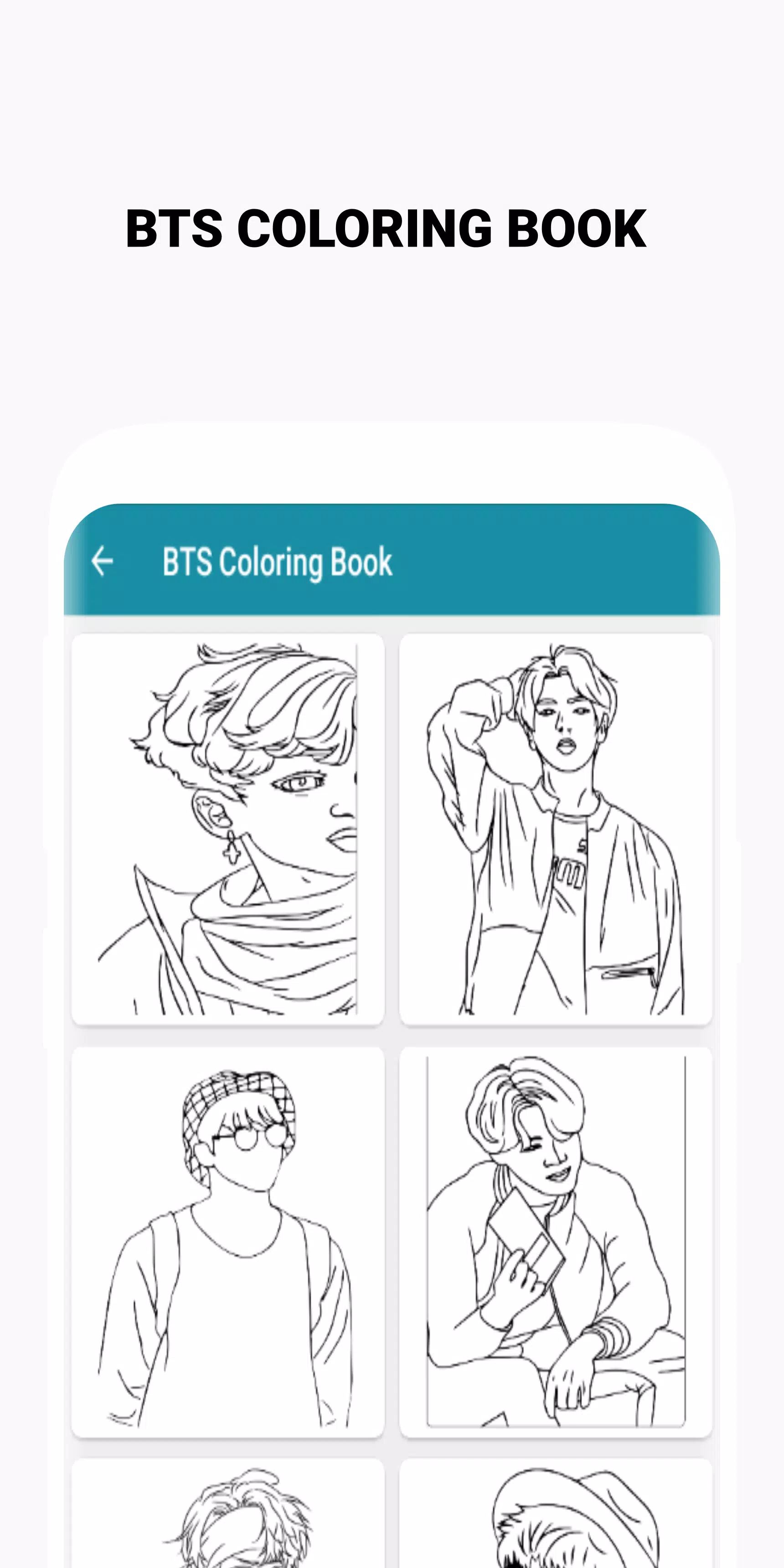 BTS Coloring Book Tangkapan skrin 1