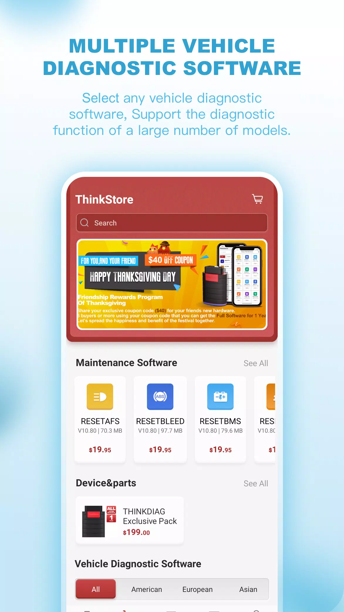 Screenshot ThinkDiag mini 1