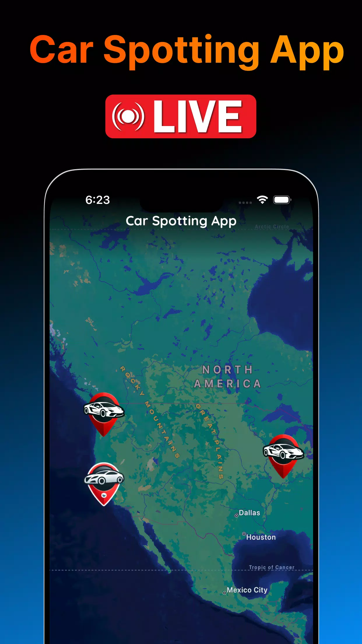 Screenshot Car Spotting App 0