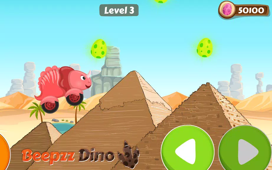 Car games for kids - Dino game ကိုဖန်သားပြင်1