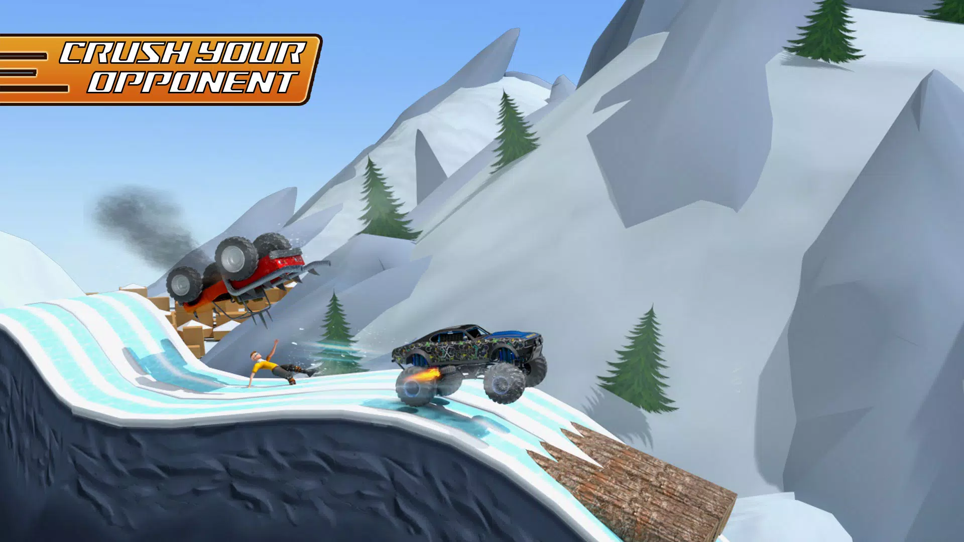 Uphill Racing - Hill Jump Game captura de pantalla 1