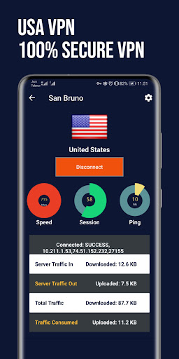 Screenshot USA VPN Fast: Secure VPN Proxy 3