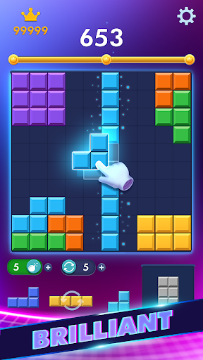 Block Puzzle Games Cube Blast Tangkapan skrin 0