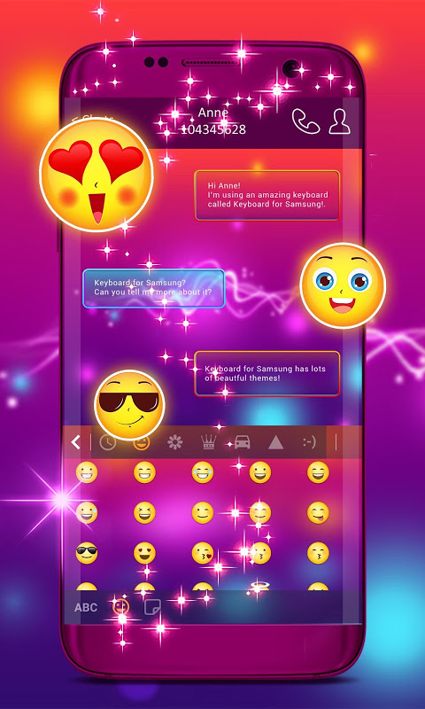 Keyboard Theme for Samsung screenshot 1
