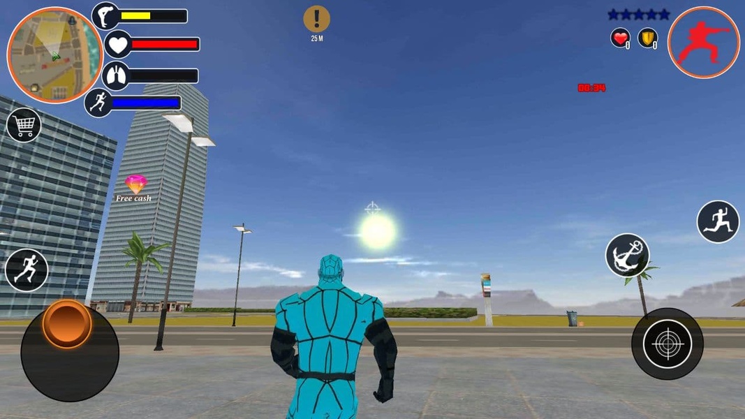 Miami Rope Hero screenshot 1