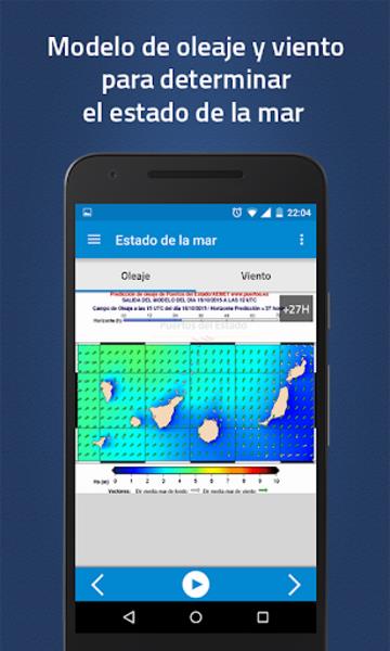 ภาพหน้าจอ Apalmet - Meteorología Canaria 1