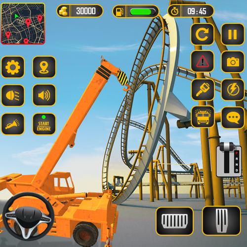 Roller Coaster Builder Game capture d’écran 0