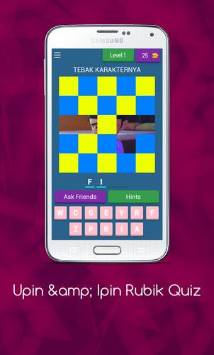 Upin & Ipin Rubik Quiz屏幕截圖3