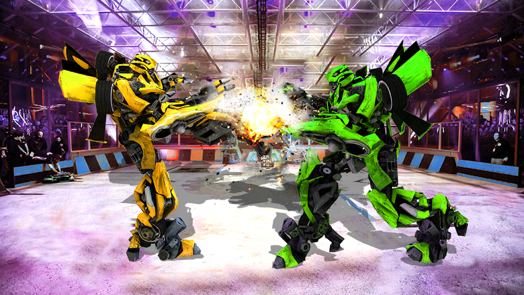Futuristic Robot City Fighting 3D Game屏幕截圖0